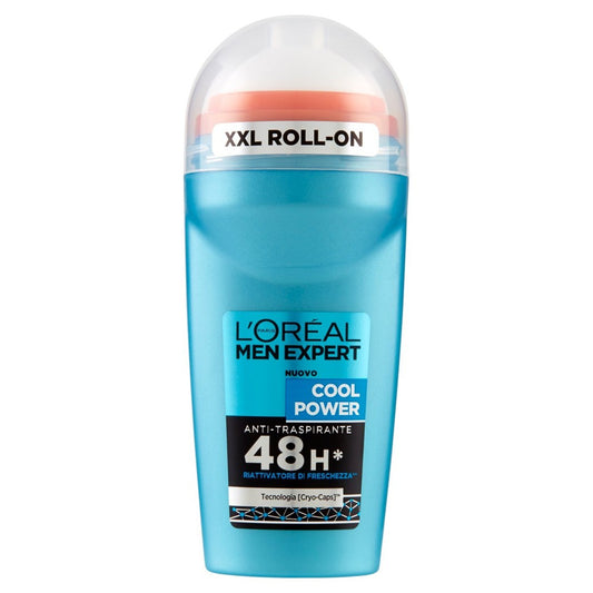 L'Oreal Men Expert Deo Roll On Cool Power XXL Anti Traspirante 48h