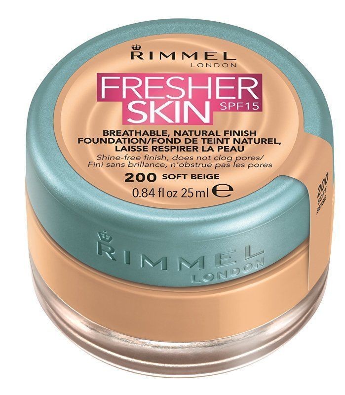 Rimmel Fresher Skin spf 15 fondotinta N° 200 Soft Beige