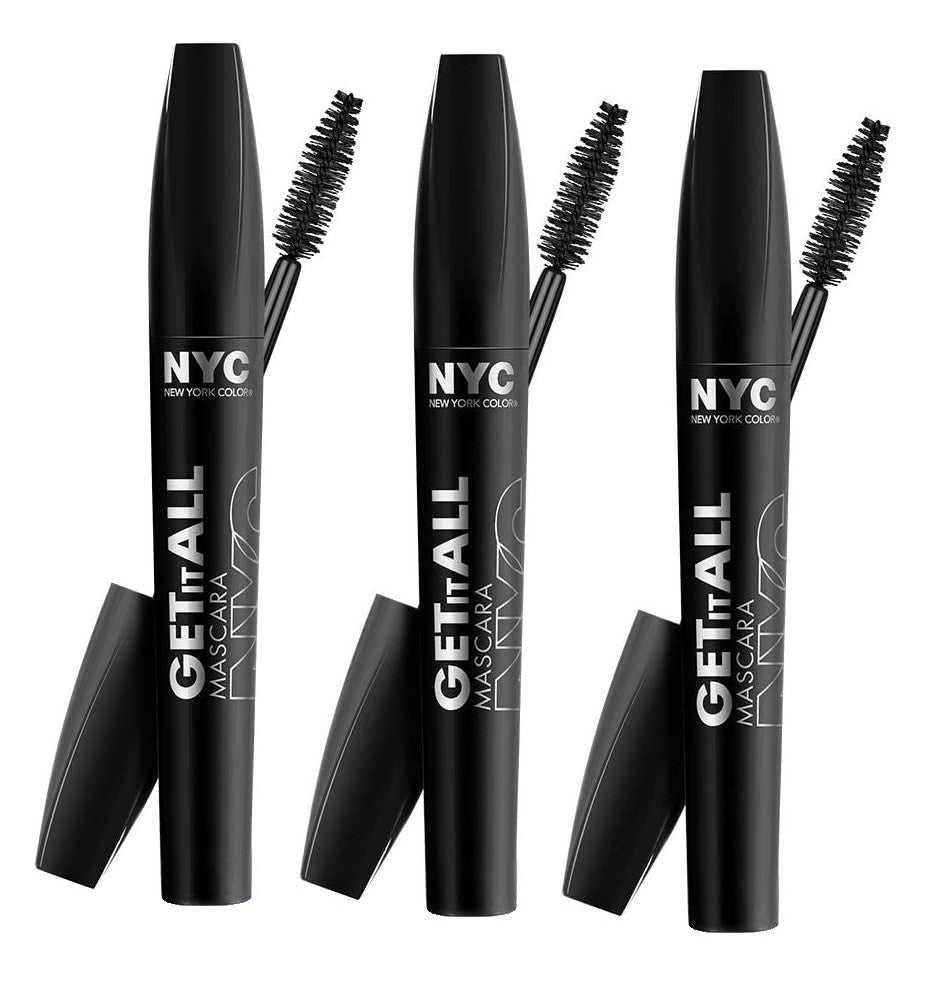 Set Da 3 pz New York Color Mascara Get It All 001 Extreme Black