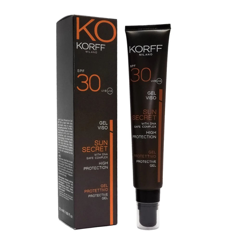 Korff Sun Secret SPF 30 Gel Viso Protettivo 50 ml