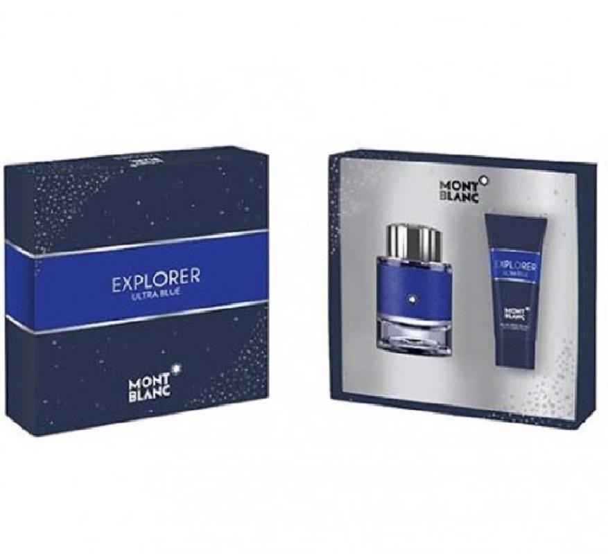 Mont Blanc Explorer Ultra blue edp. 60 ml. & bsh. 100 ml. Cofanetto
