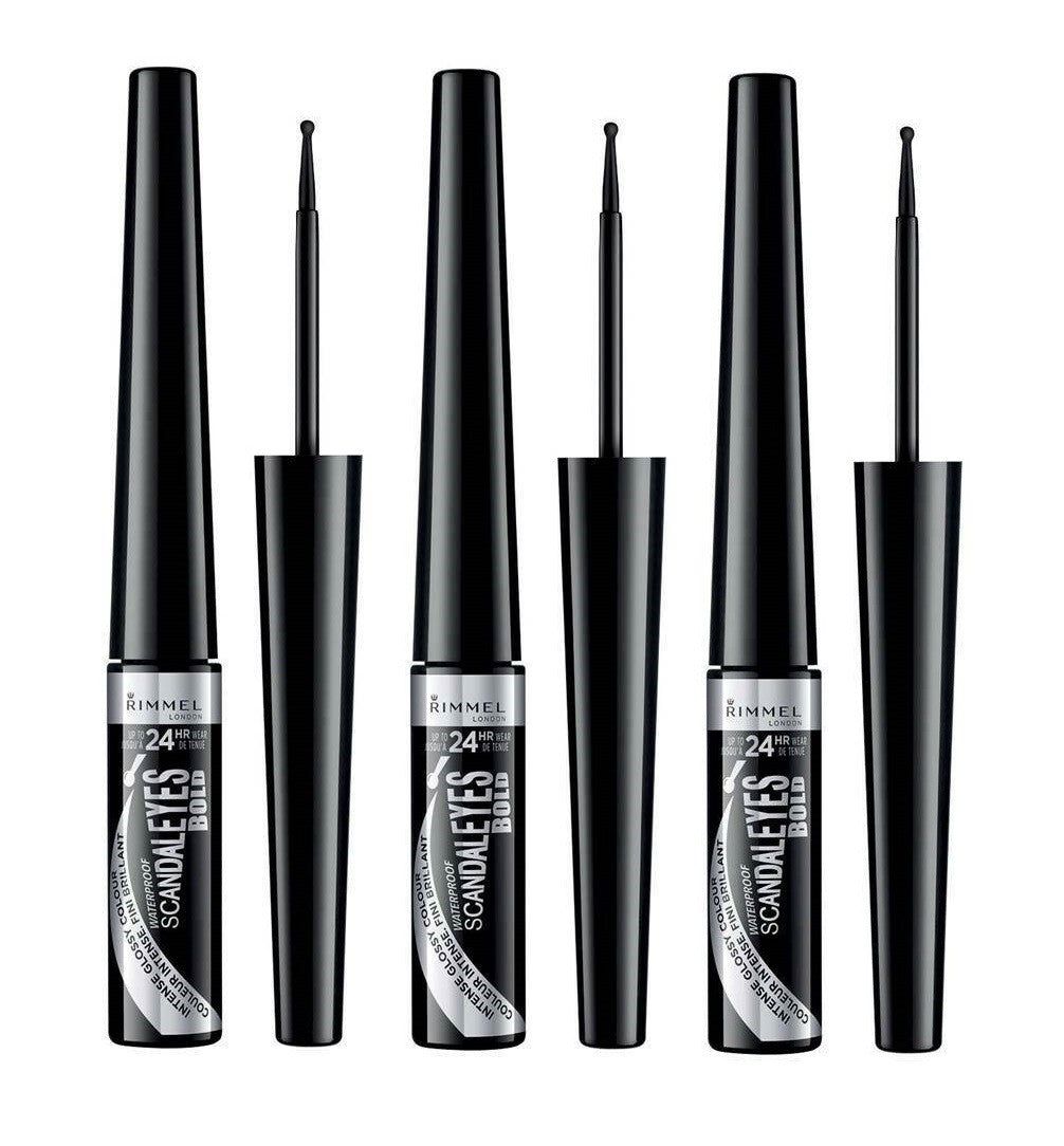 Set da 3 pz. Rimmel Eye Liner Scandaleyes Bold Waterproof Black