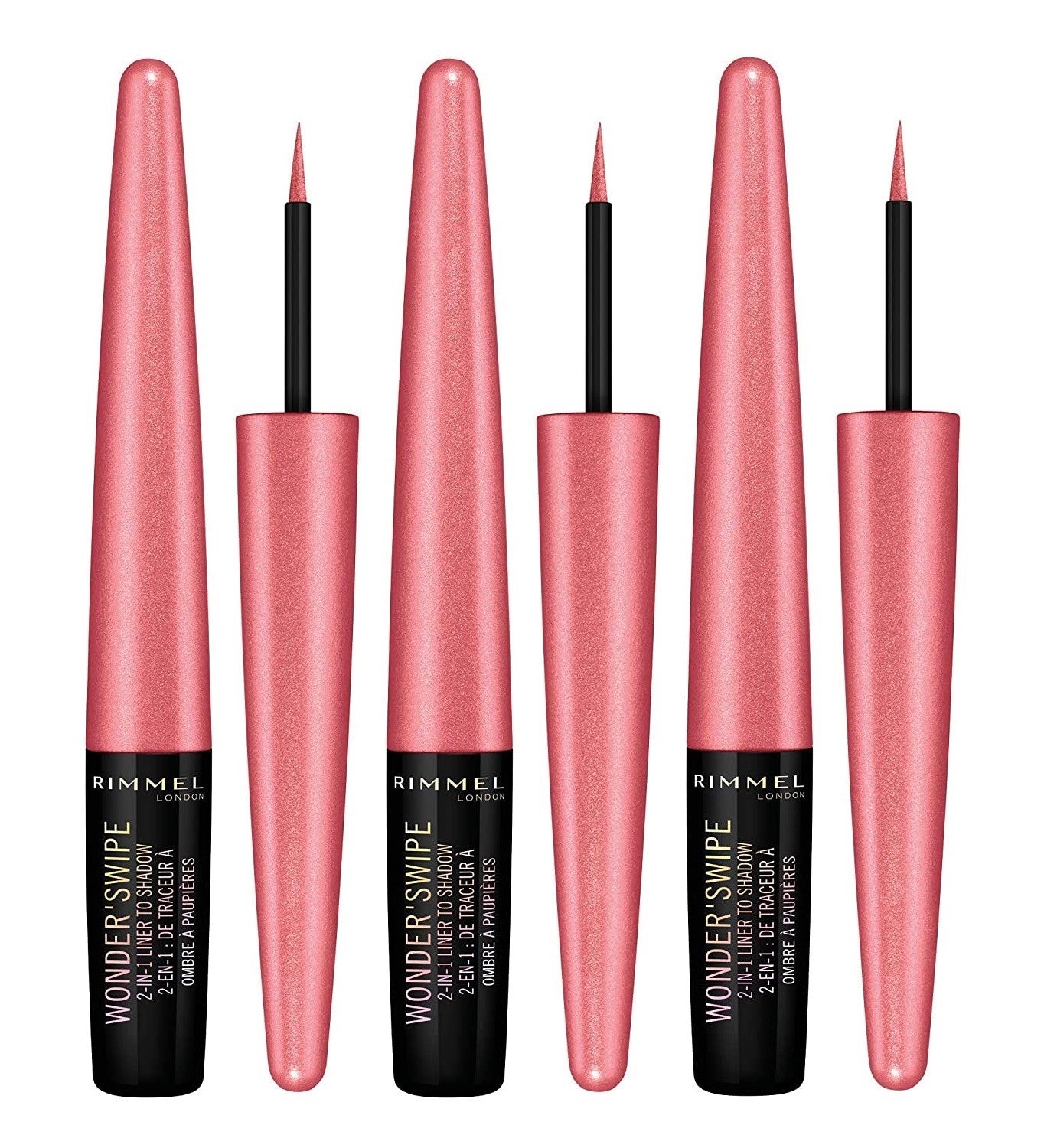 Set Da 3 pz. Rimmel Eyeliner & Ombretto Wonder Swipe 2 IN 1 Tenuta 10h 006 My Bae