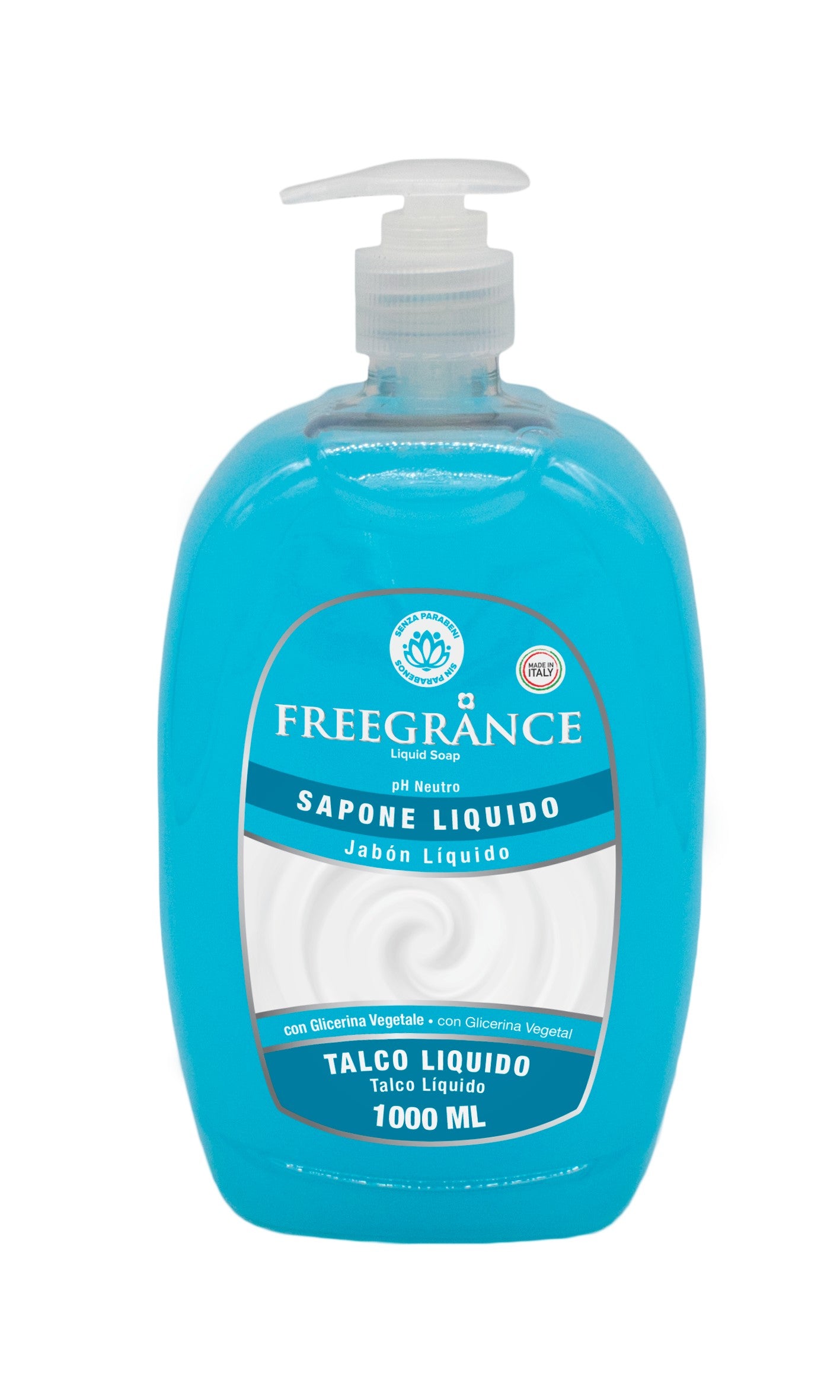 Freegrance Sapone Liquido Talco Liquido 1000 ml