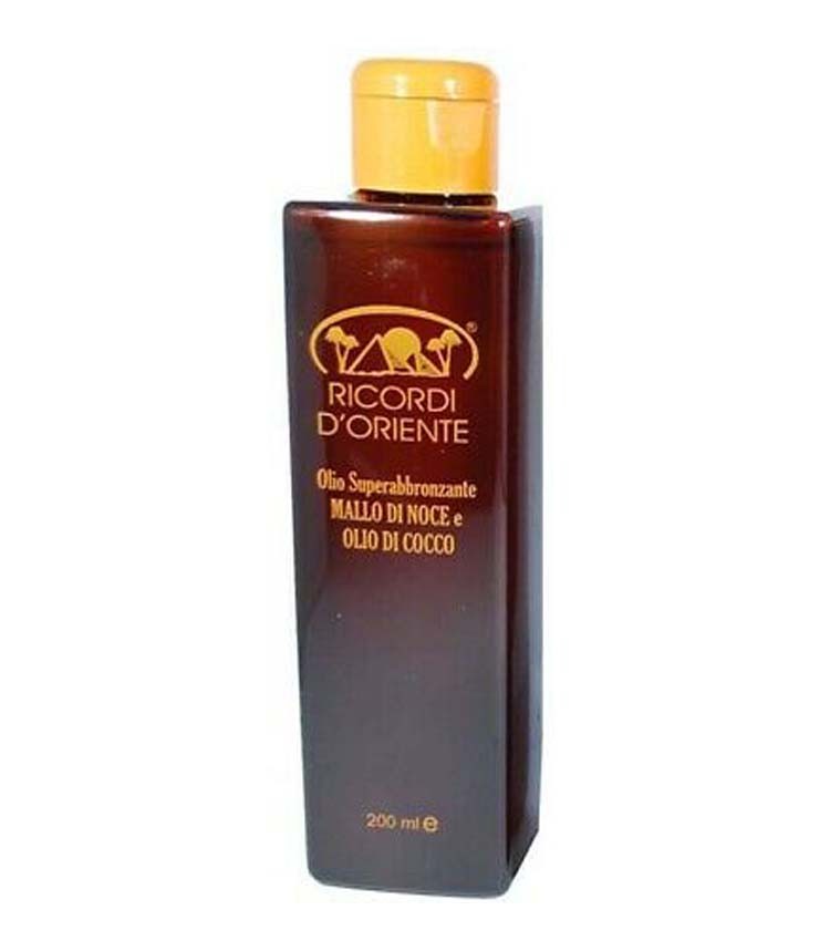 Ricordi D'oriente Olio solare al mallo di noce & cocco super Abbronzante 200 ml