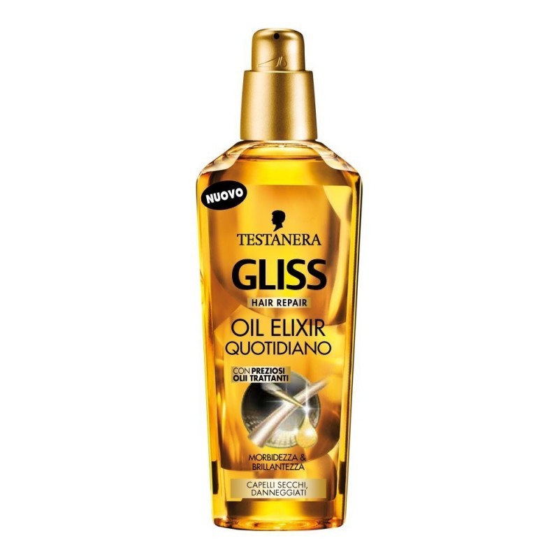 Gliss Olio Capelli Elixir Quotidiano Capelli Secchi Spray 75 ml.