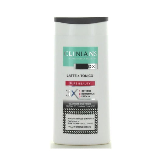 Clinians Detox Latte e Tonico 3X Pure Beauty 200 ml