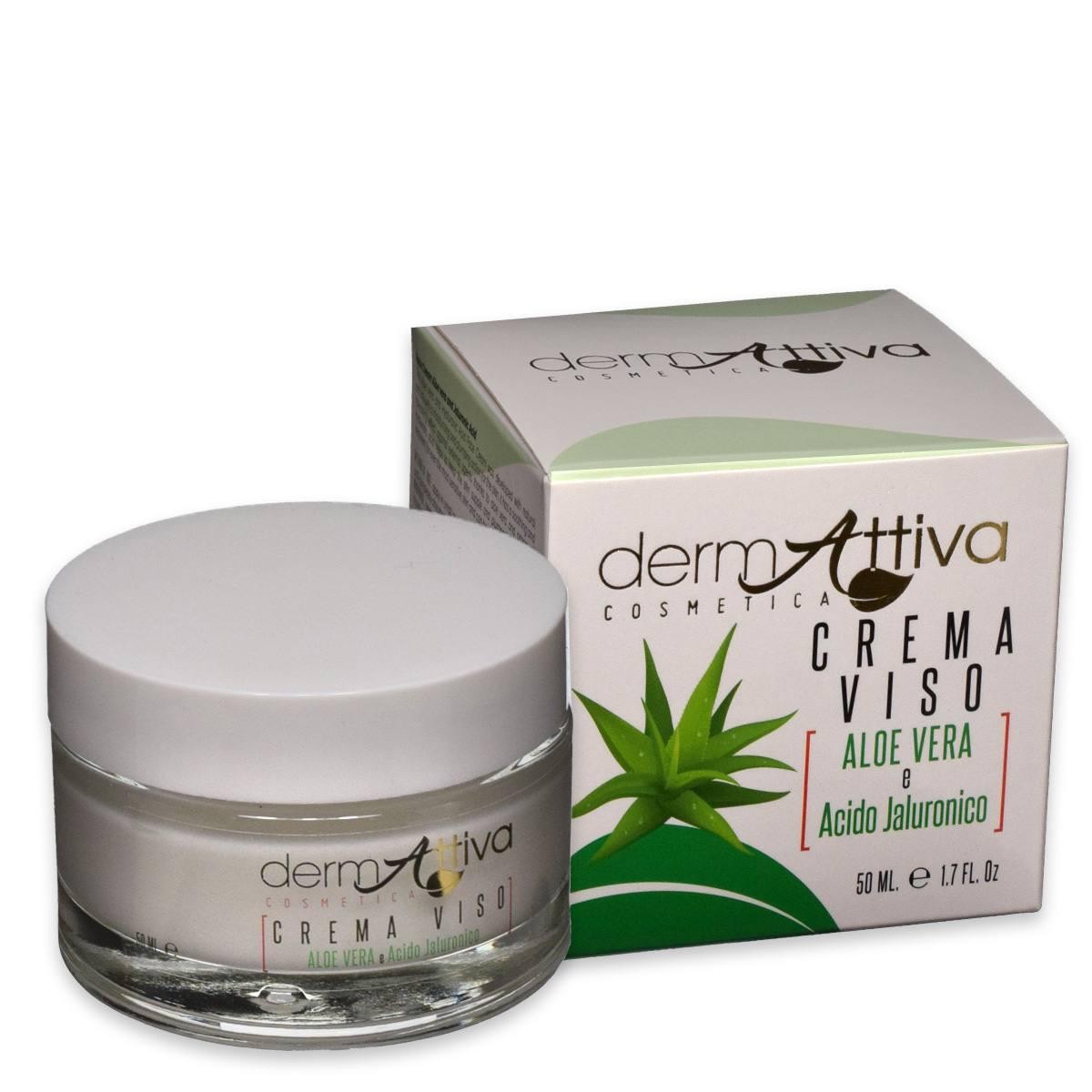 DermAttiva Crema Viso 50 ml. Aloe Vera & Acido Jaluronico