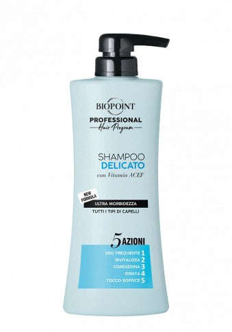 Biopoint Professional Shampoo Delicato Morbidezza 400 ml. C-pompetta