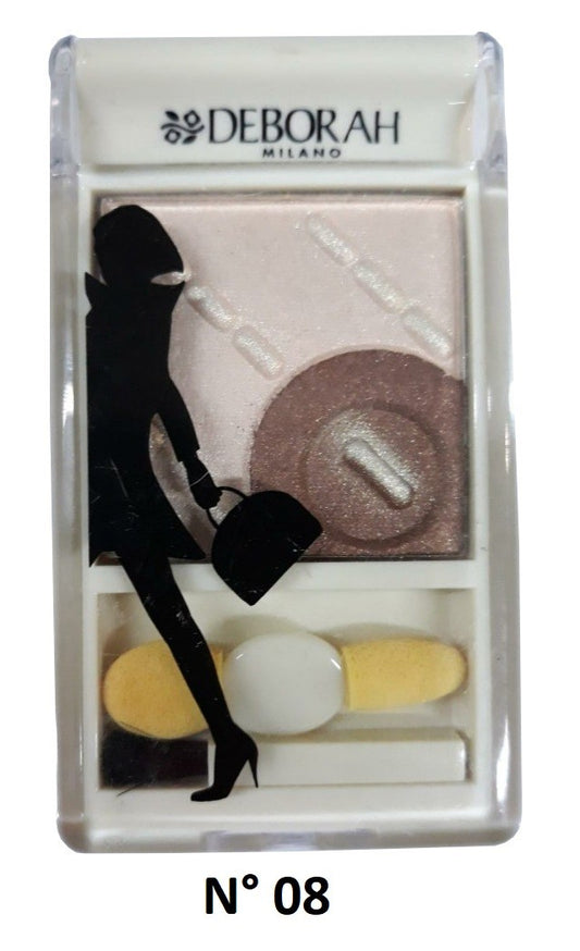 DEBORAH D - Shadow 3 In 1 Eyeliner + Ombretto + Illuminante  N° 08 Rose
