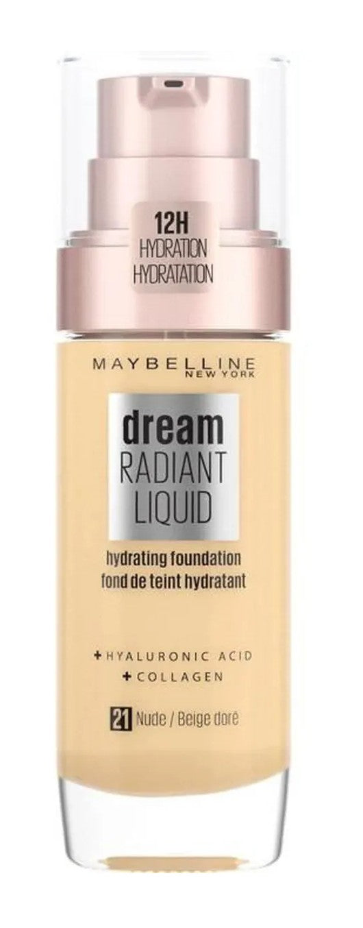 Maybelline Dream Radiant Liduid Fondotinta N° 21 Nude