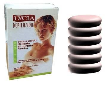 Lycia Cera a Caldo Dischetti ricarica Al Mirtillo 250 gr