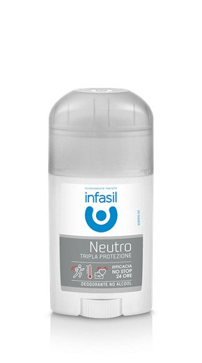 Infasil Deodorante Stick Neutro Tripla Protezione 40 ml