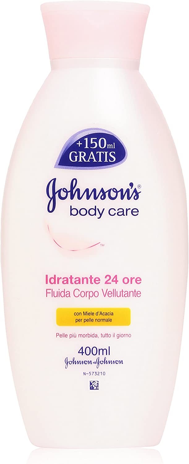 Johnson's Body Care Fluida Corpo Idratante Vellutante  550 ml