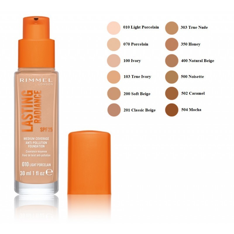Rimmel Lasting Radiance fondotinta N° 070 Porcelain