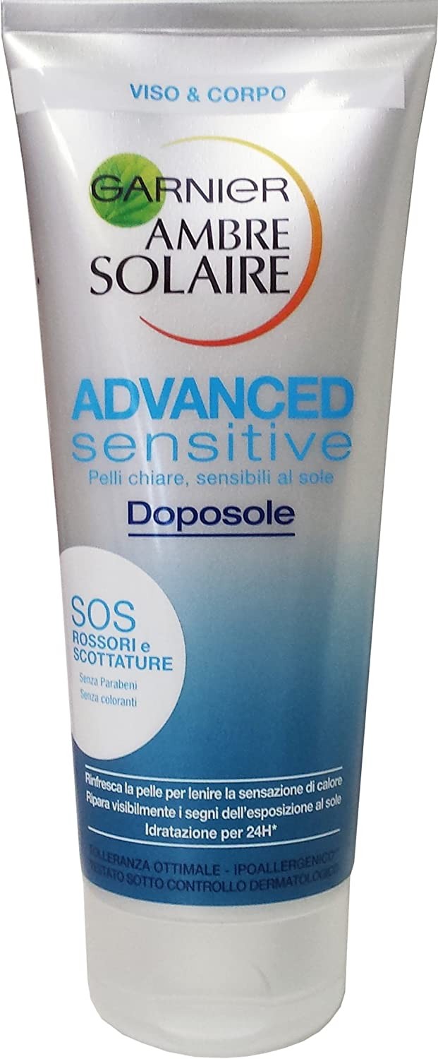 GARNIER AMBRE SOLAIRE DOPO SOLE ADVANCED SENSITIVE 200 ML.