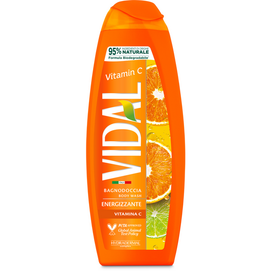 Vidal Bagnodoccia 500 ml. Energizzante Vitamina C