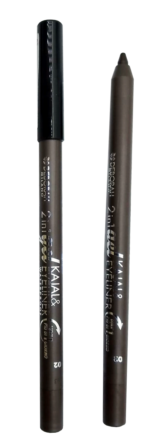 Deborah Matita Kajal Eyeliner 2in1 Gel Waterproof N. Brown 02