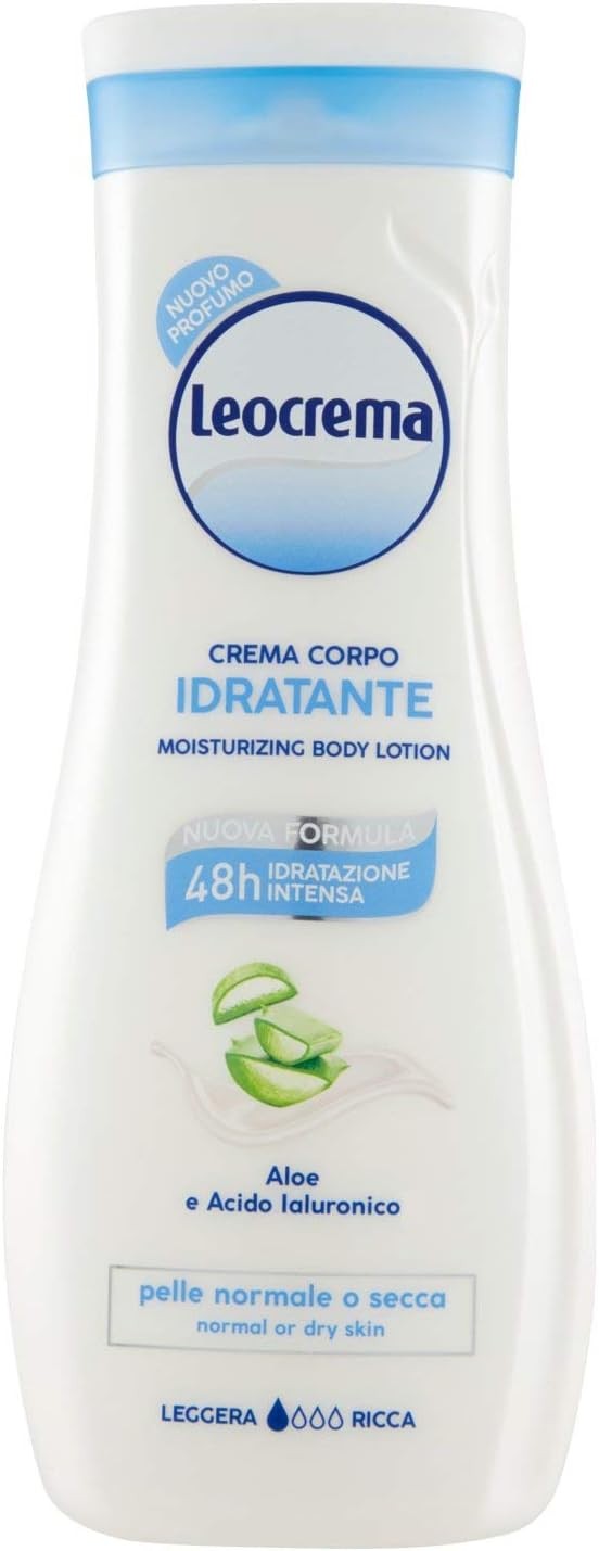 Leocrema Crema Corpo Fluida 400 ml. Idratante Aloe Vera