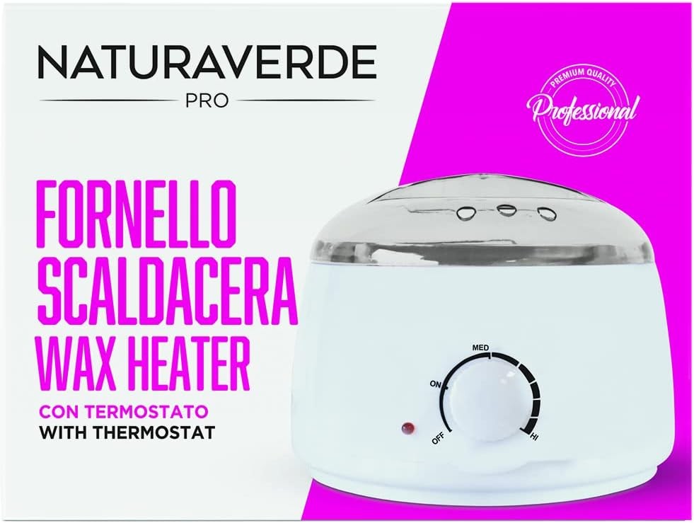 Naturaverde Pro Fornello Scaldacera Barattolo Wax Heater