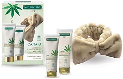 Naturaverde Bio Canapa Conf. Bagnodoccia & Crema Corpo 200 ml. & Fascia capelli