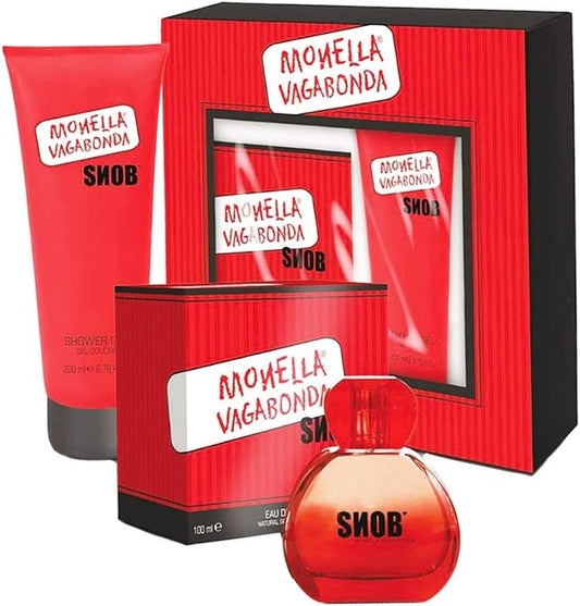 Monella Vagabonda Snob Confezione  Eau De Toilette 100 ml. Spray & Bagnodoccia 200 ml.