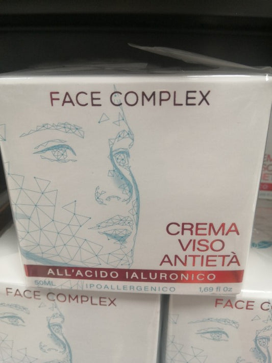 Face Complex Viso Crema Antietà All'Acido Ialuronico 50 ml.