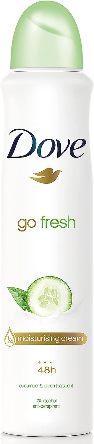 Dove Deodorante Spray 250 ml. Go fresh the vert Maxiformato