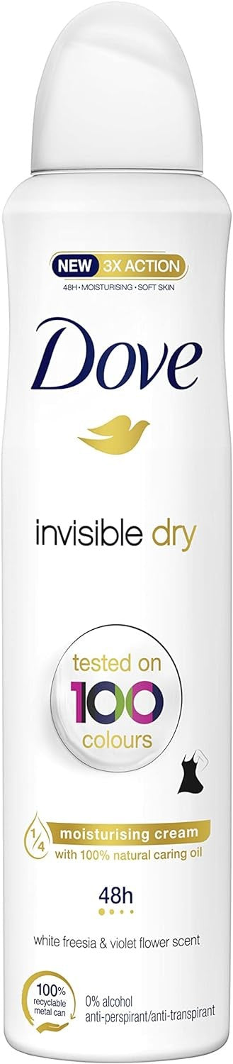 Dove Deo. Spray 250 ml. Invisibledry Maxiformato