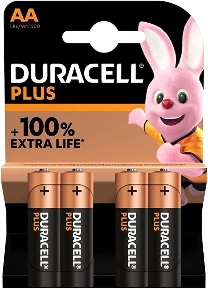 Duracel Plus 4 Stilo Blister AAA