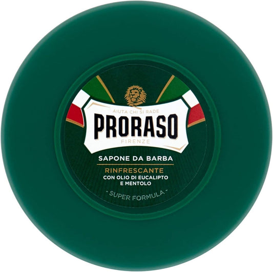 Proraso Sapone Da Barba Rinfrescante All'Olio Di Eucalipto Mentolo E Glicerina Vaso 75 ml.