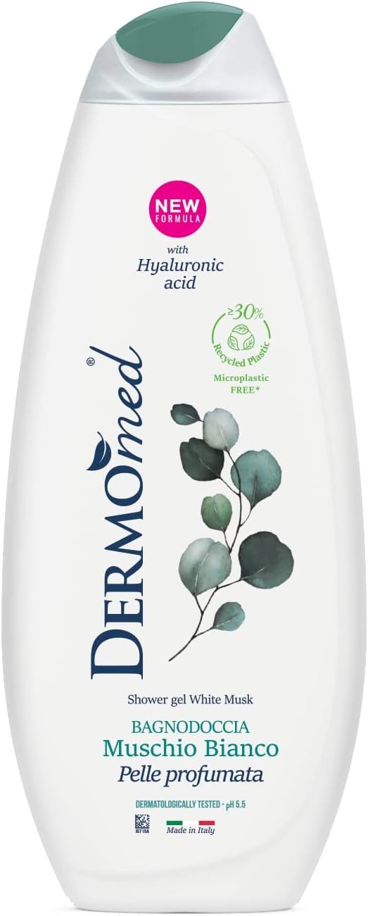 Dermomed Bagnoschiuma Muschio Bianco 650 ml