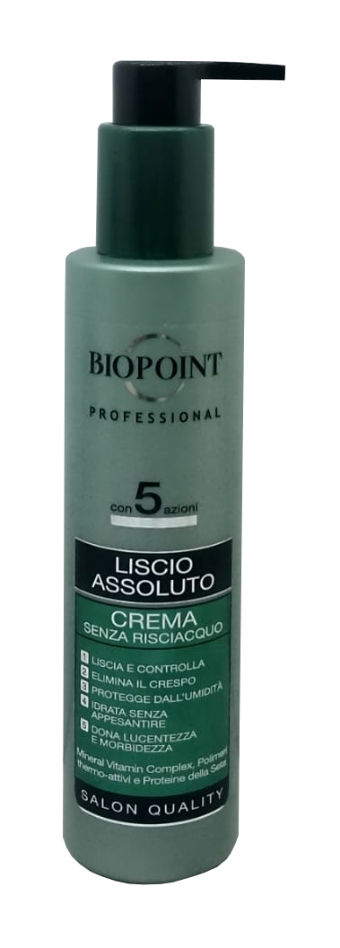 Biopoint Crema Capelli Liscio Assoluto 200 ml.