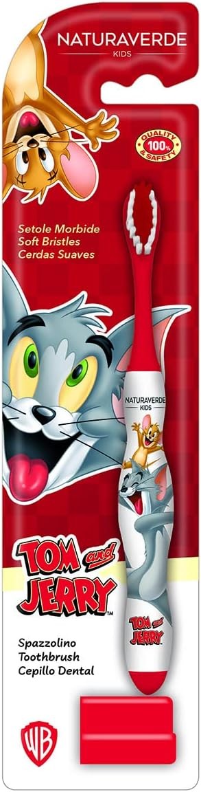 Tom and Jerry Spazzolino Morbido Con Cappuccio