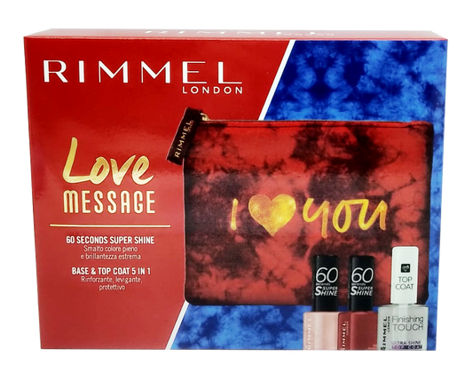 Rimmel Conf. Love Message 2 Smalti + 1 Base & Top Coat