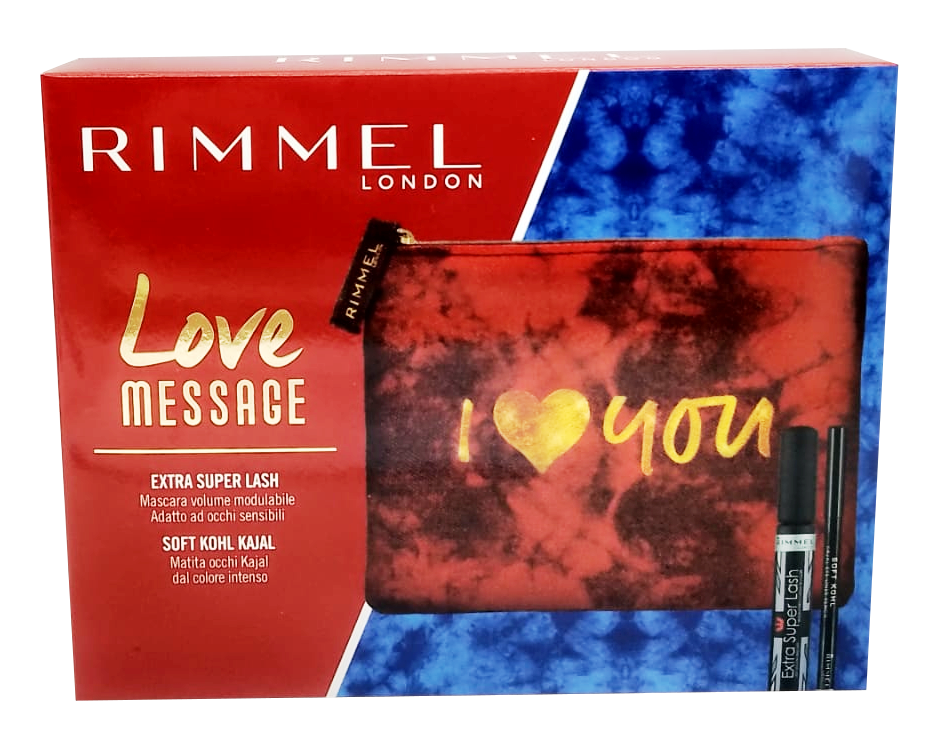 Rimmel Conf. Love Message 1 Mascara Volume Modulabile + 1 Matita occhi kajal