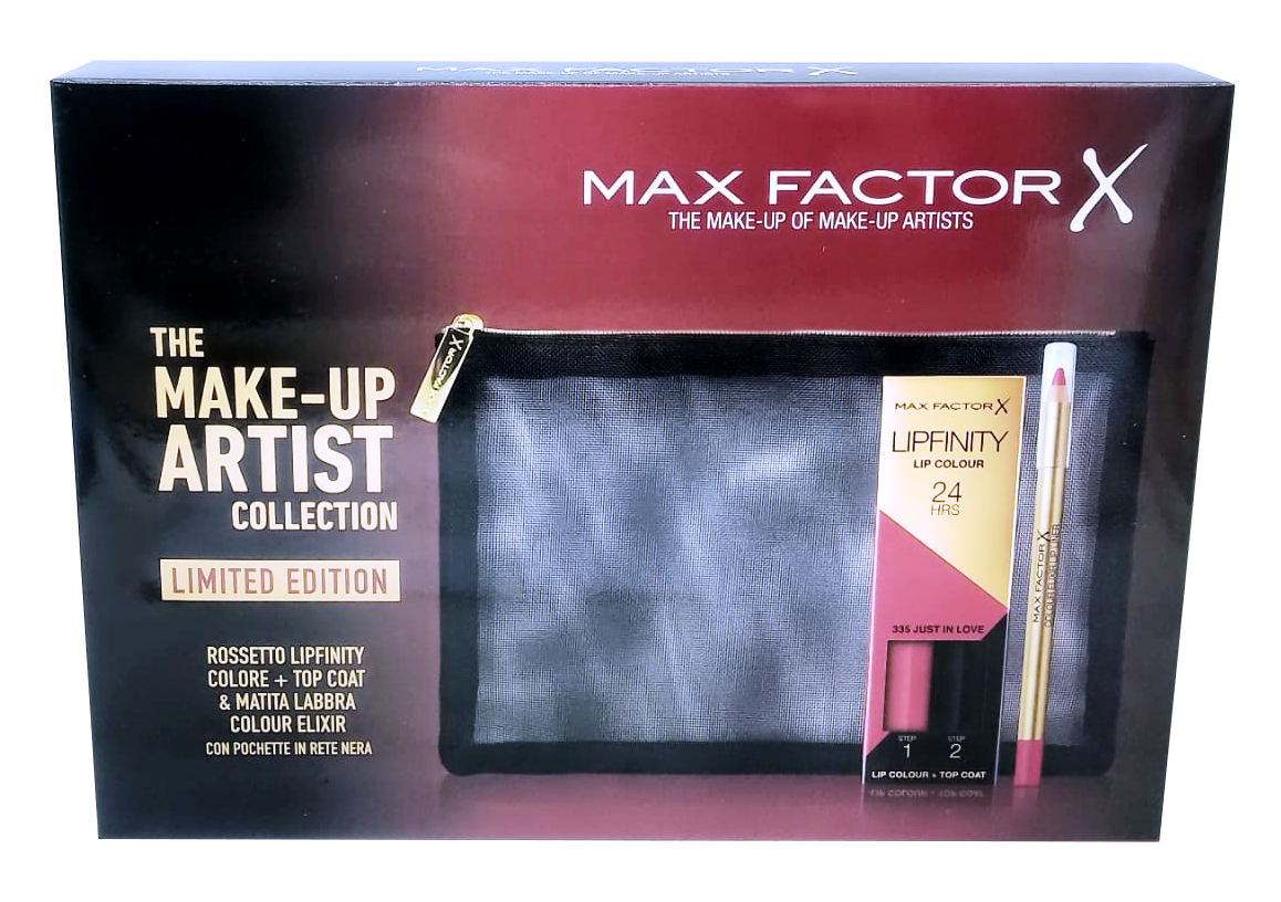 Max Factor Conf. 1 Rossetto Lipfinity & 1 Matita Labbra