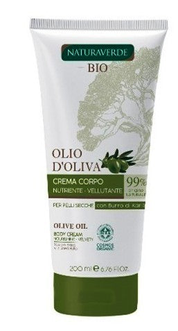 Naturaverde Bio Olio D'Oliva Crema Corpo 200 ml. Nutriente