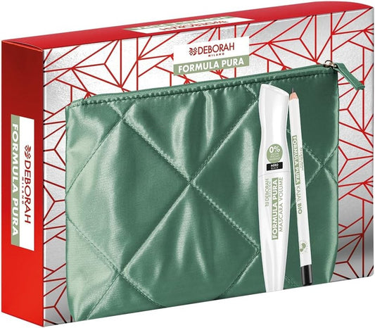 Deborah Pochette + Mascara Formula Pura Nero + Matita Occhi Kajal Bio