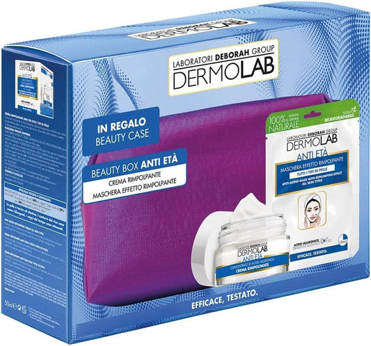 DermoLab Conf. Crema Rimpolpante + Maschera Effetto Rimpolpante + Beauty Case