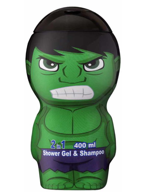 Hulk 2D Shower Gel & Shampoo 400 ml.