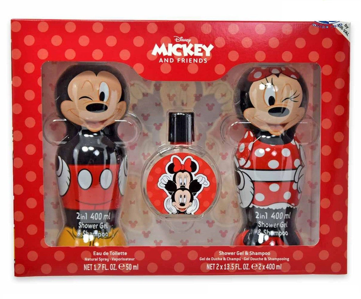Mickey Conf. Edt 50 ml + Mickey Gel Doccia 400 ml + Minnie Gel Doccia 400 ml