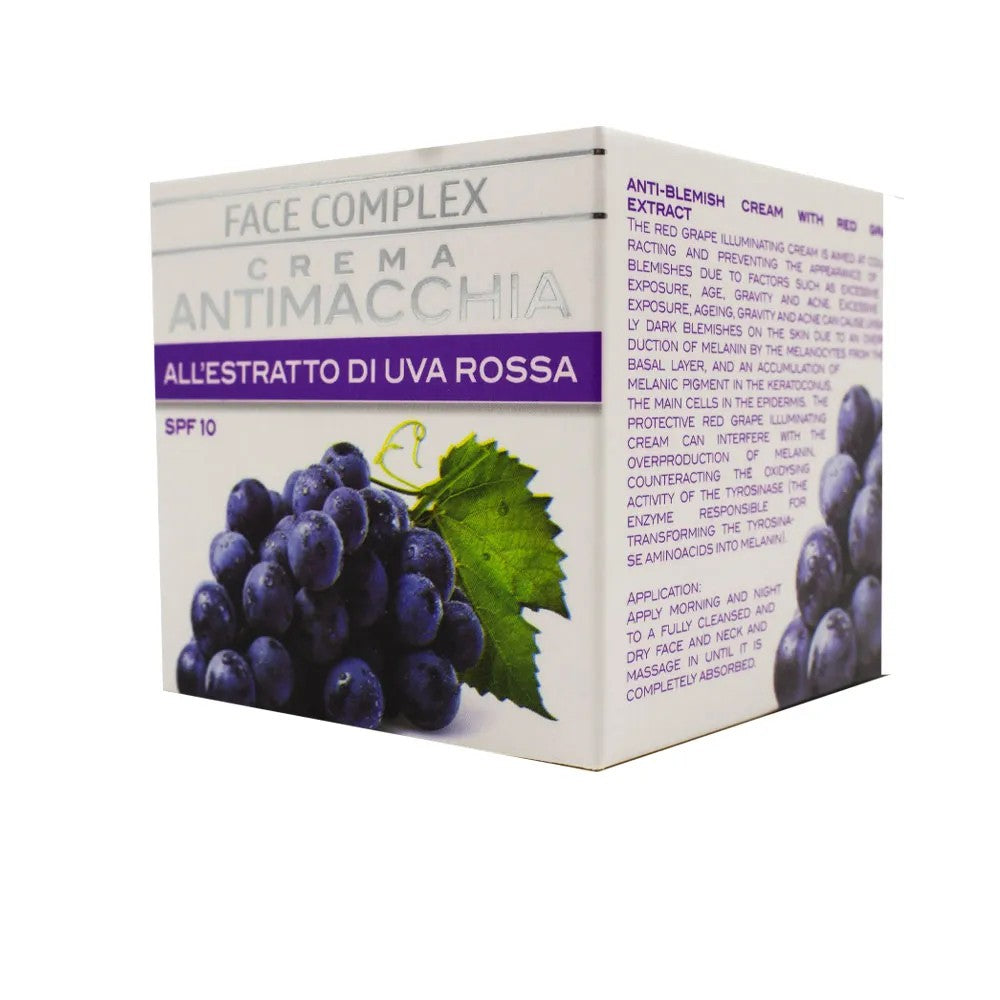 Face Complex Crema Viso Antimacchia Uva Rossa 50 ml.