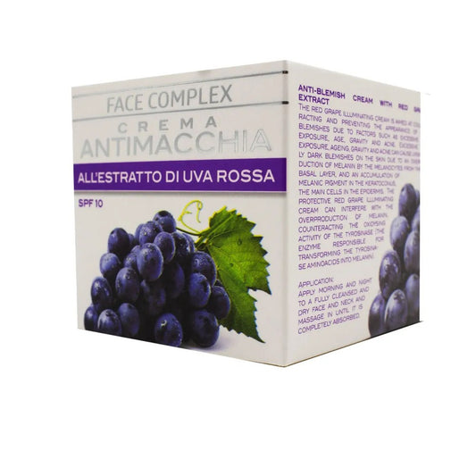 Face Complex Crema Viso Antimacchia Uva Rossa 50 ml.