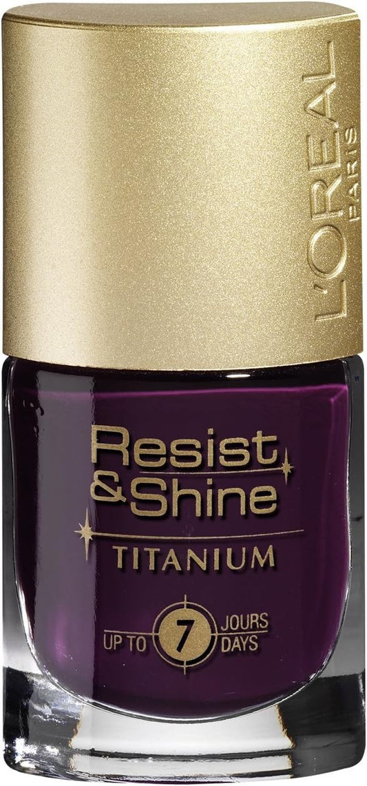 L'Oreal Smalto Resist & Shine Titanium N.606