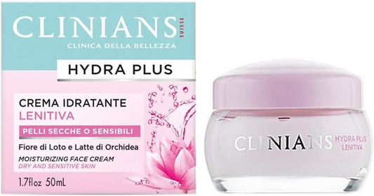 Clinians Crema Idra Plus Idratante Lenitiva Leggera 50 ml