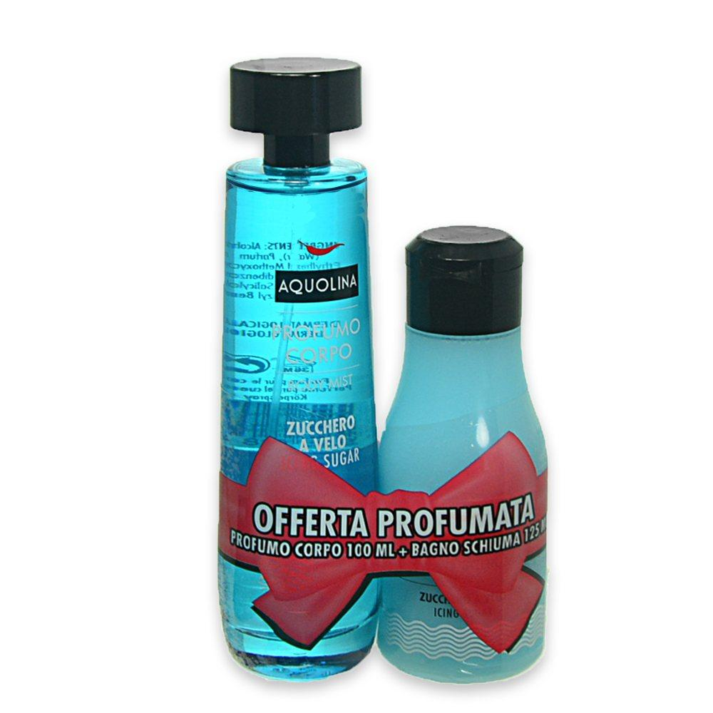 Aquolina  Conf. Profumo Corpo 100 ml & Bagno Schiuma 125 ml Zucchero A Velo