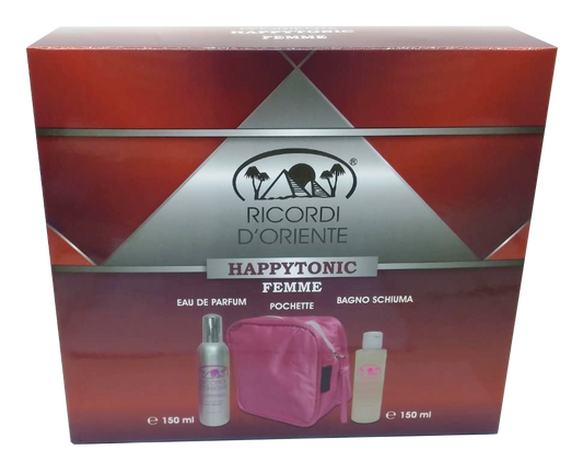 Ricordi D'oriente Conf. Happytonic femme Edp 150 ml + Bagno Schiuma  150 ml