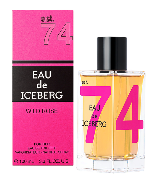 Iceberg 74 Eau de Iceberg Wild Rose pour femme 100 ml. edt. Spray