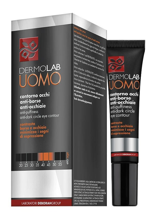 DermoLab Uomo Contorno Occhi Anti Borse e Occhiaie 15 ml